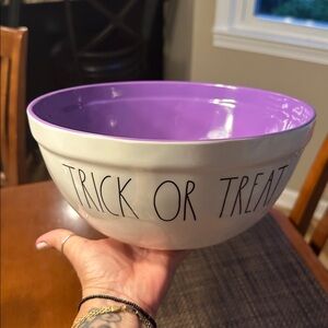 Rae Dunn Melamine Trick or Treat Bowl EUC no scratches smoke free